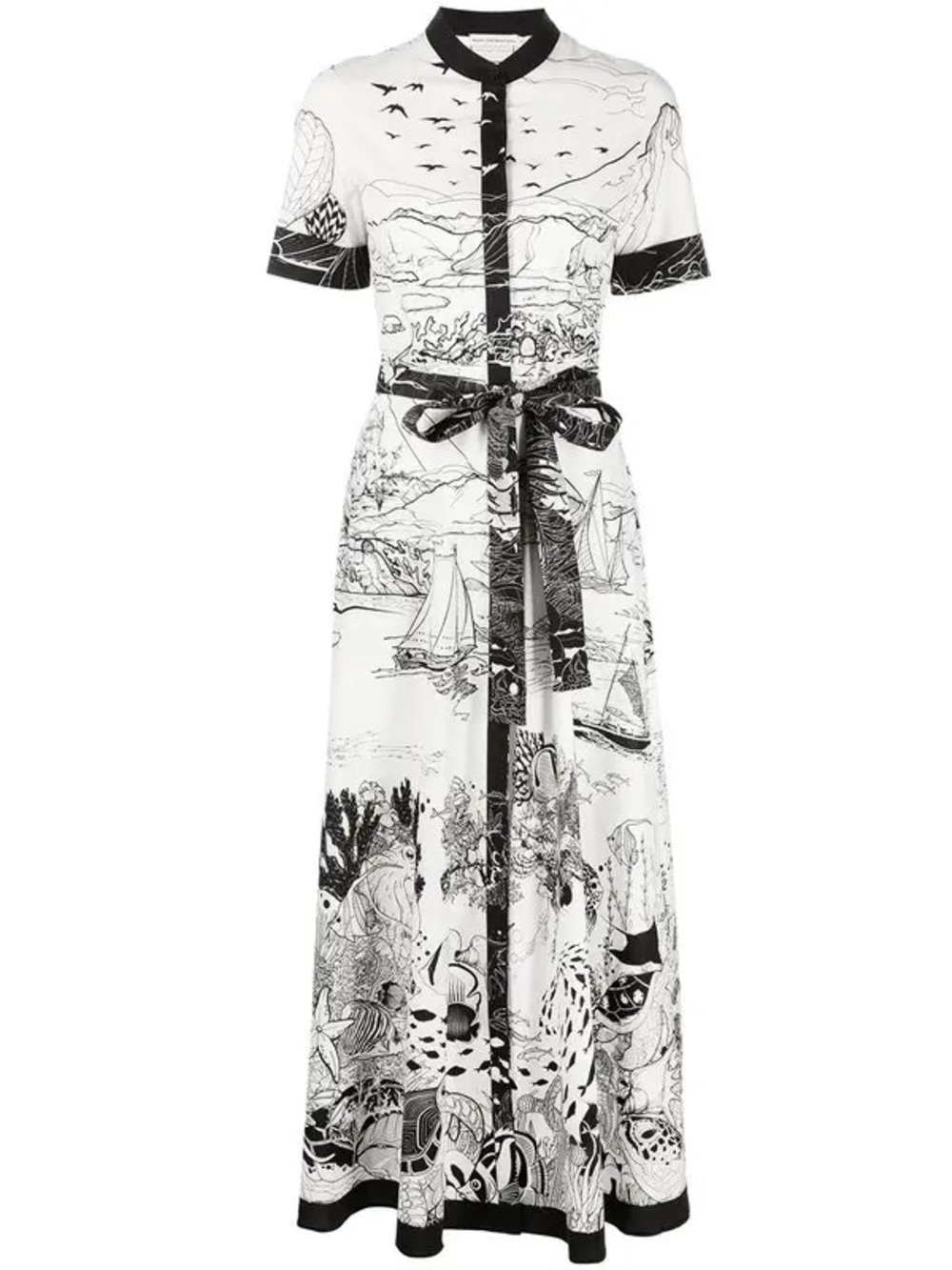 MARY KATRANTZOU Paint-By-Numbers Como Dress